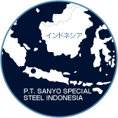 地図：P.T. SANYO SPECIAL STEEL INDONESIA